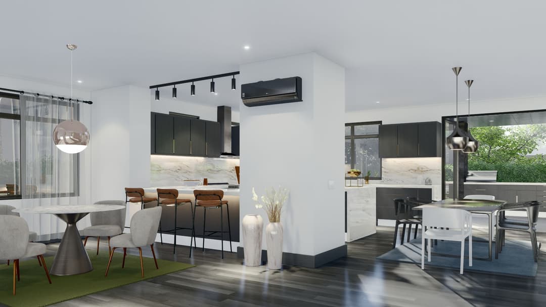 Model 1 interior home features