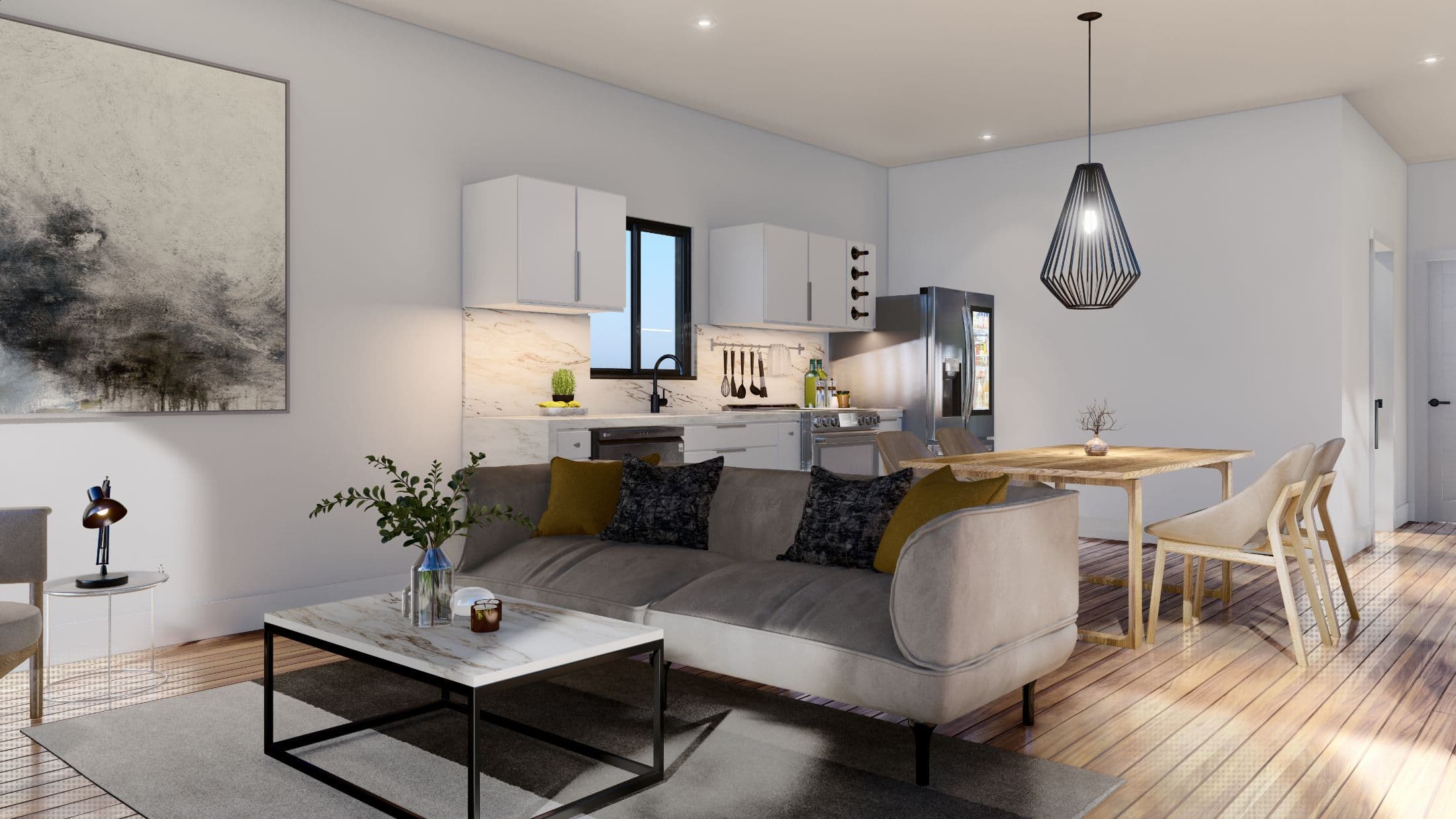 Model 23 interior home features