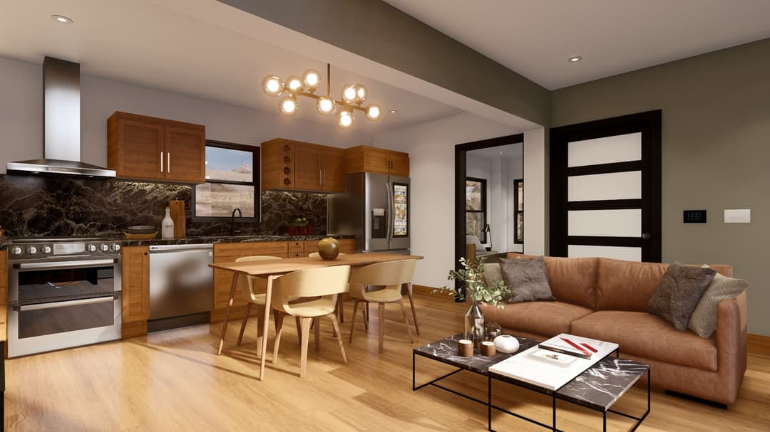 Model 25 interior home features