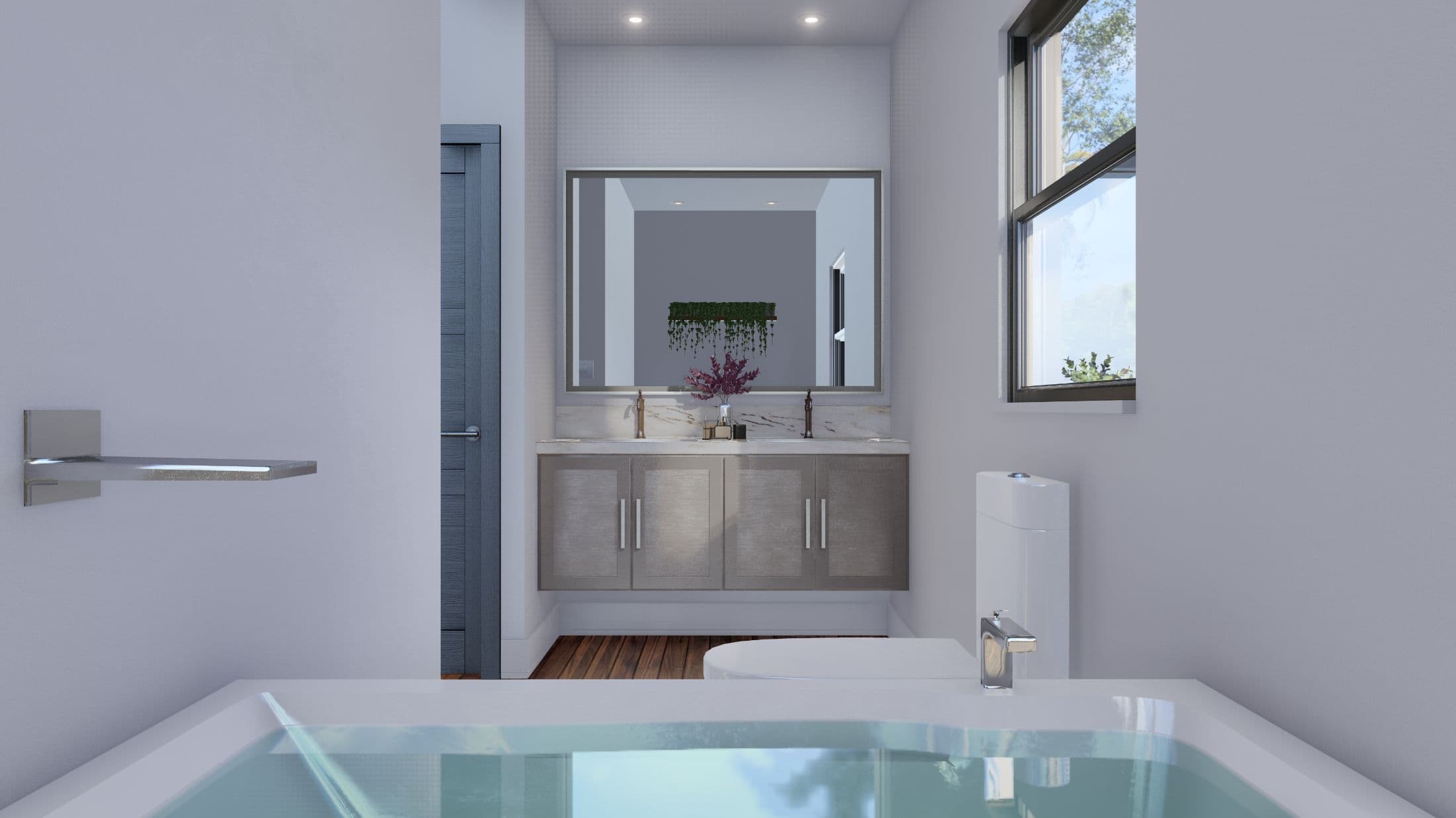 Model 24 bathroom home features