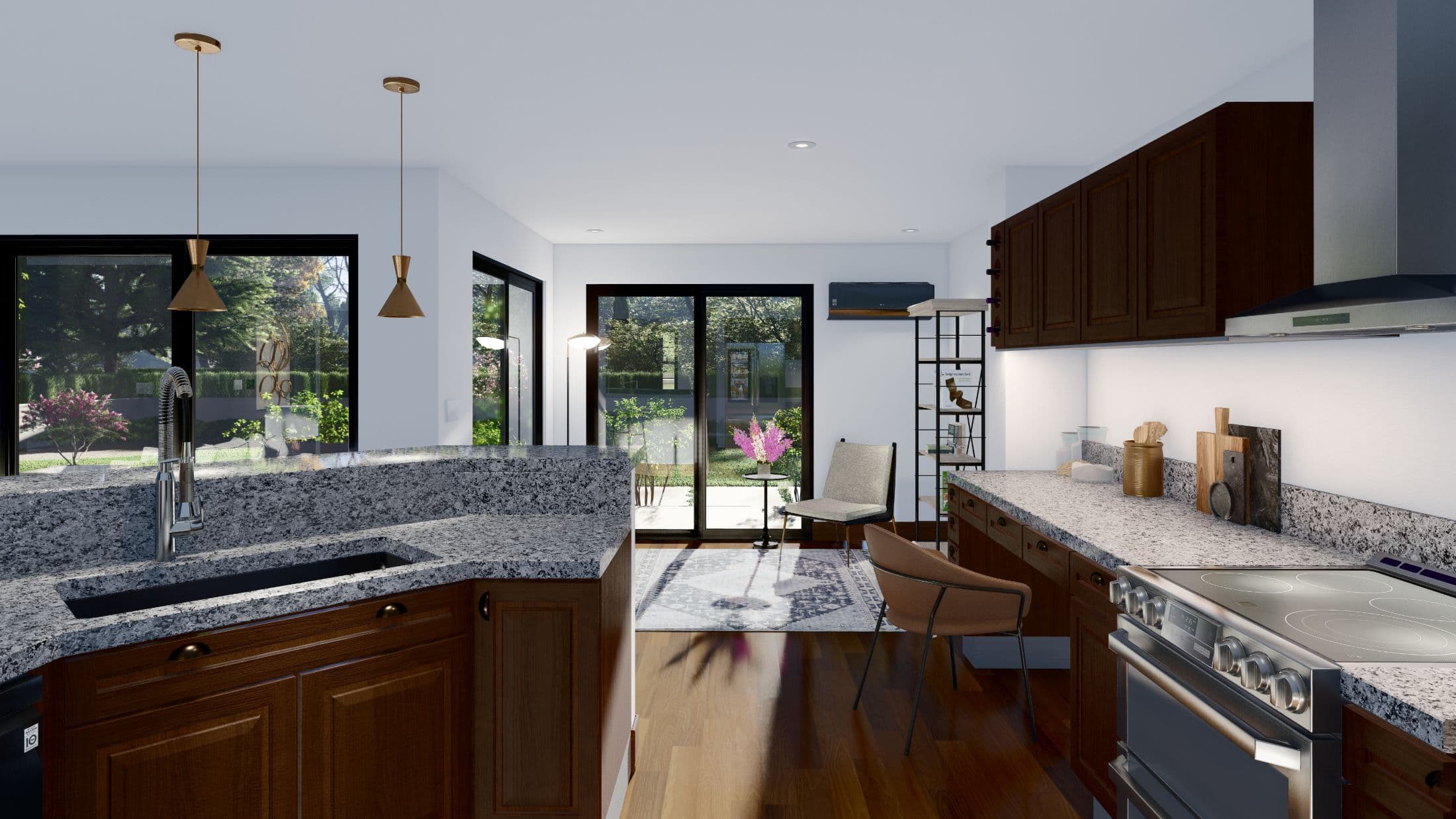 Model 13 kitchen home features