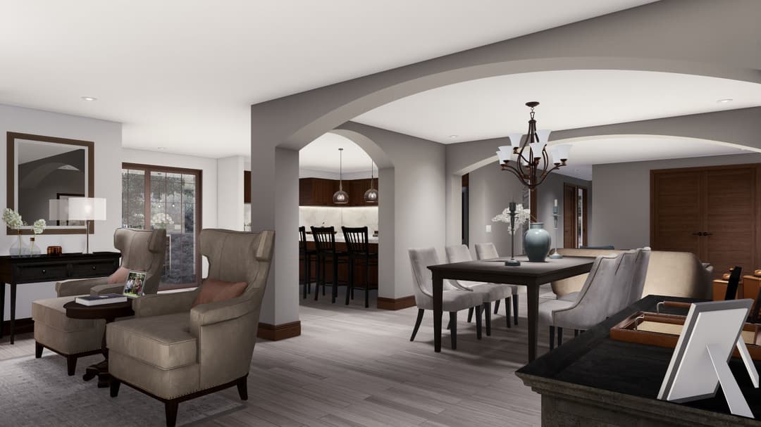 Model 16 interior home features