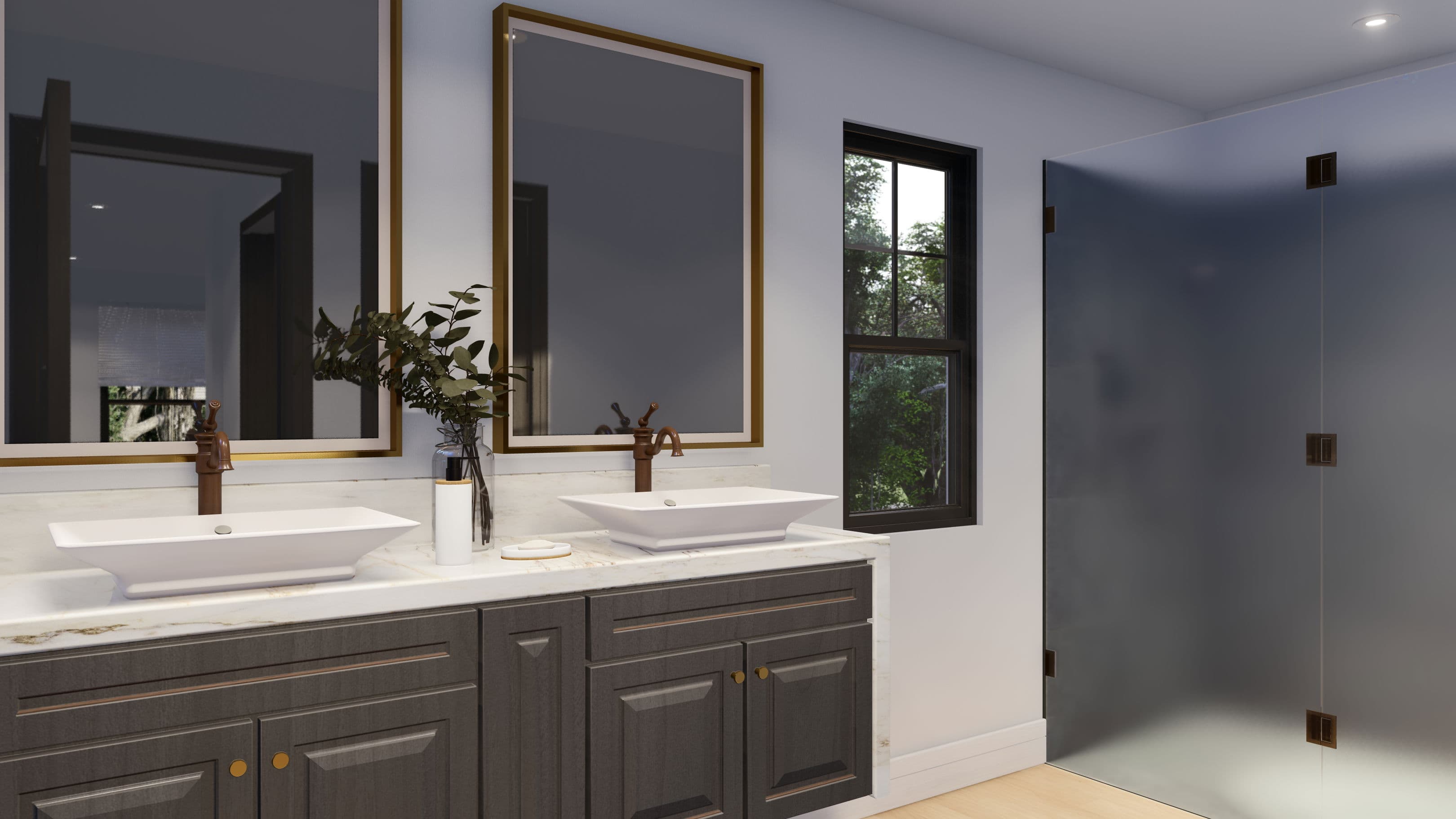 Model 21 bathroom home features