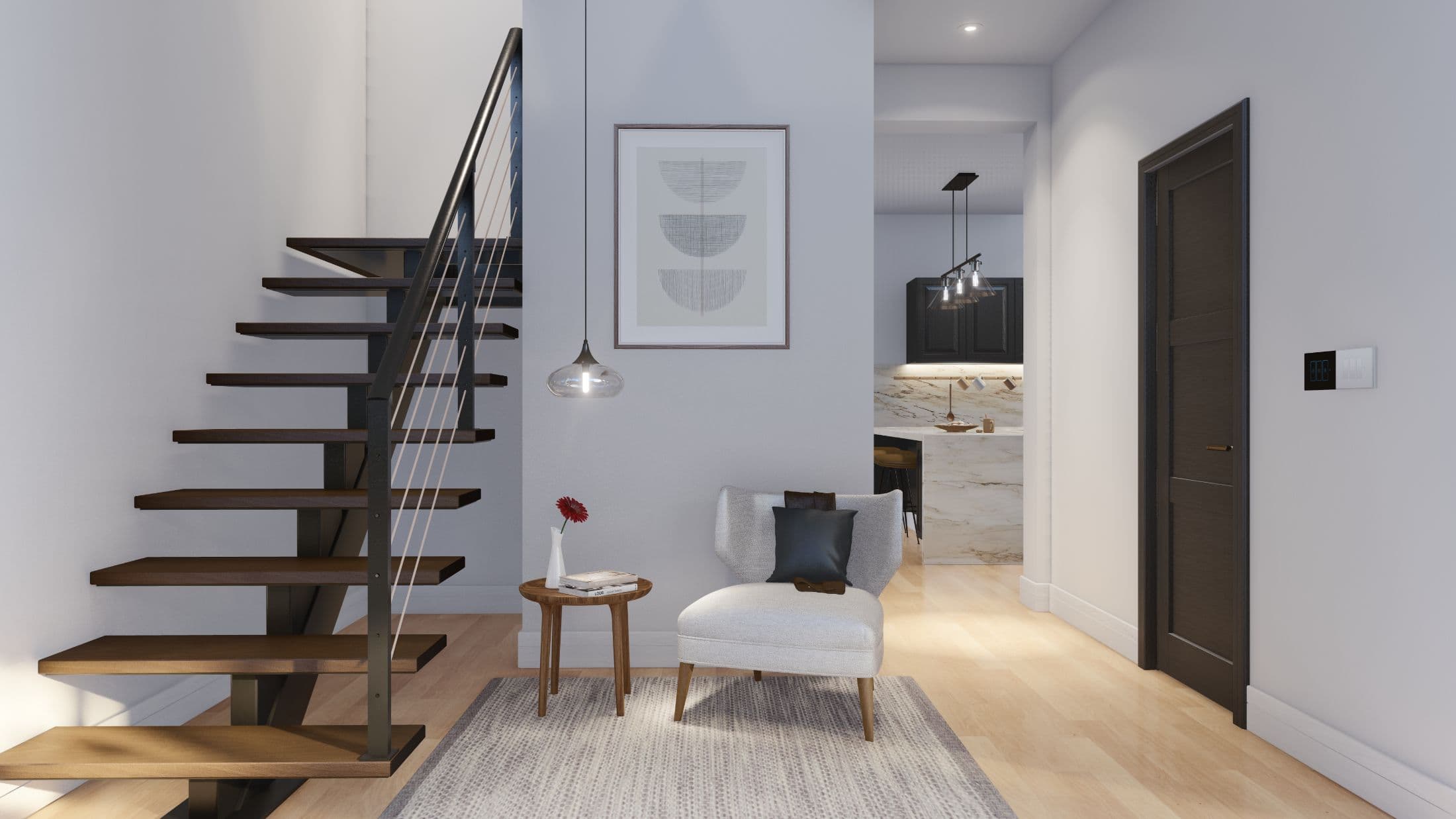 Model 21 interior home features