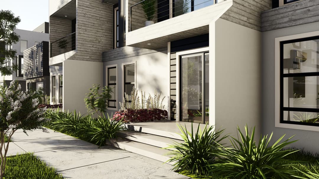 Multi family 5 exterior home features