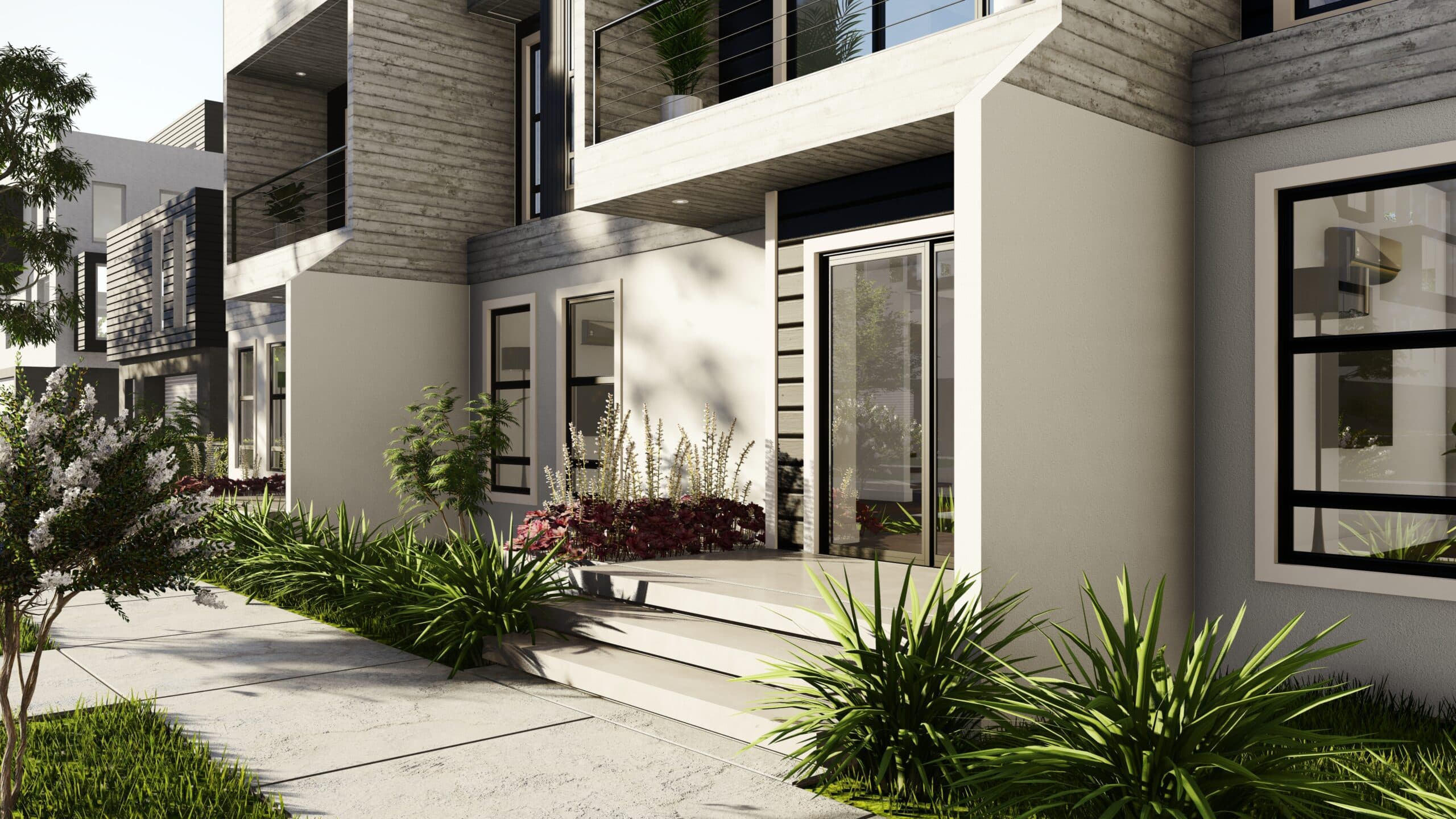 Multi family 5 exterior home features