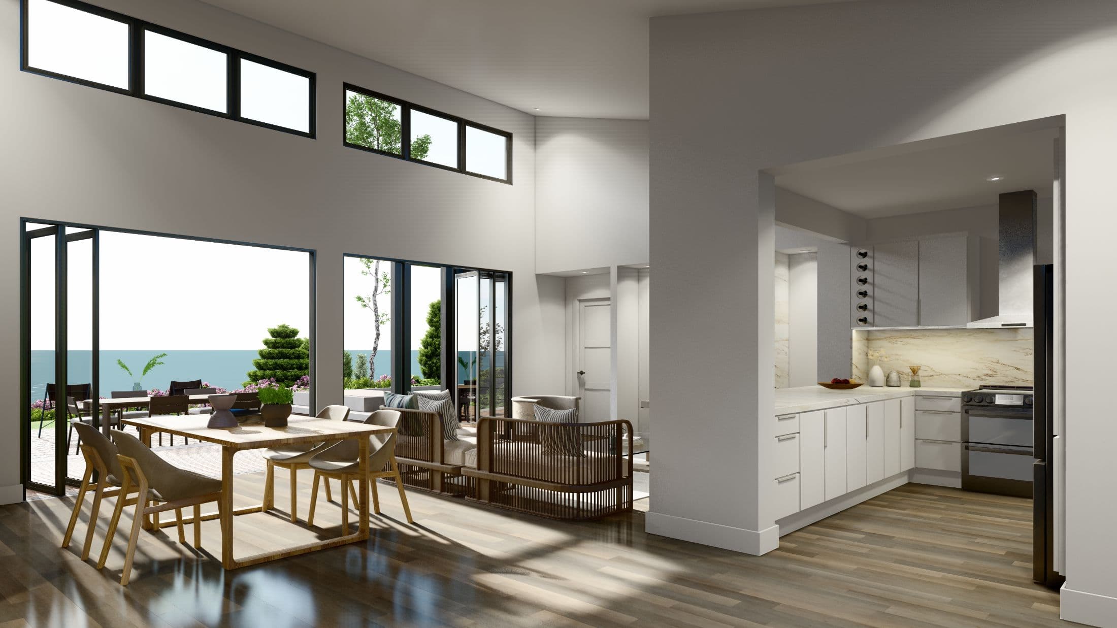 Model 8 interior home features