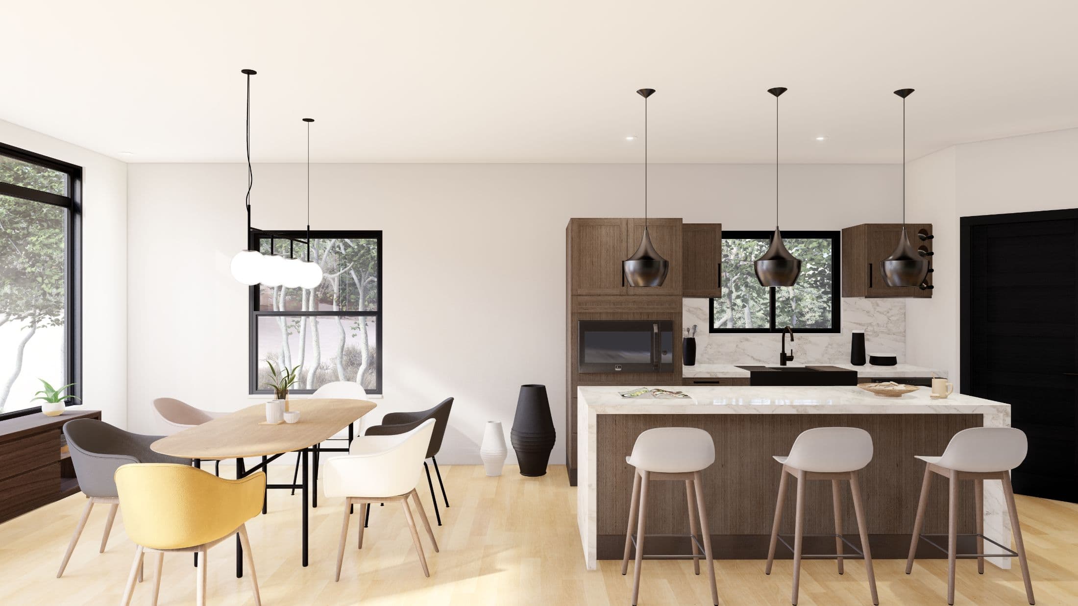 Model 7 kitchen home features