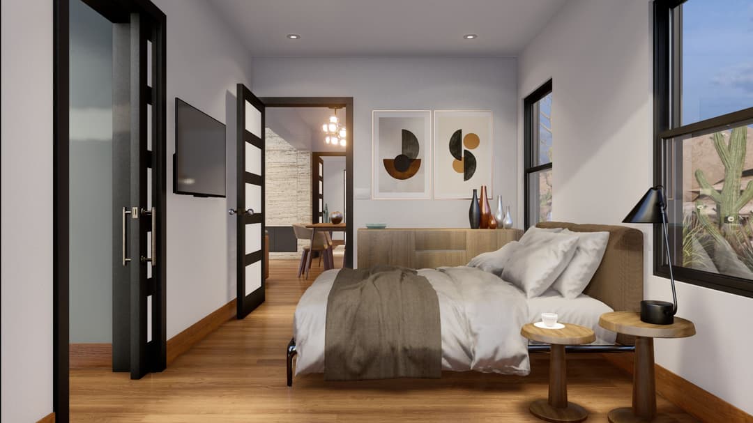 Model 25 bedroom home features