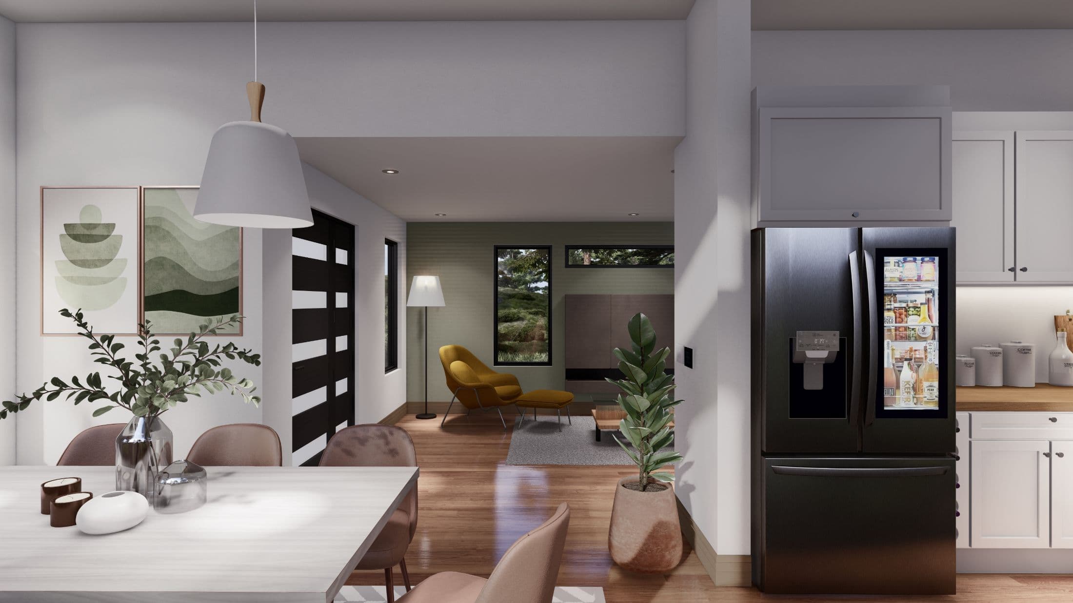 Model 27 interior home features