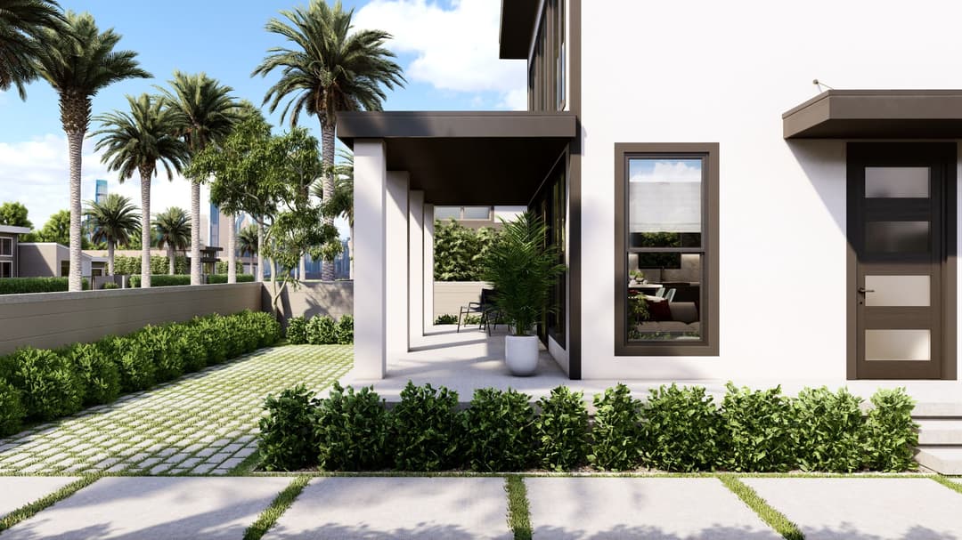 Model 6 exterior home features