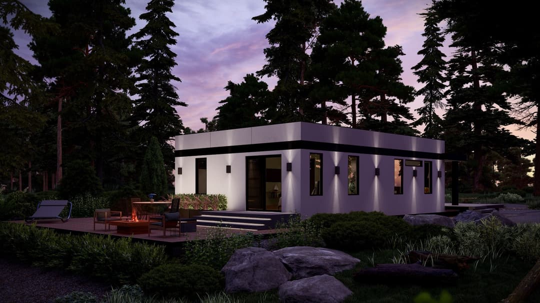 Model 27 exterior home features