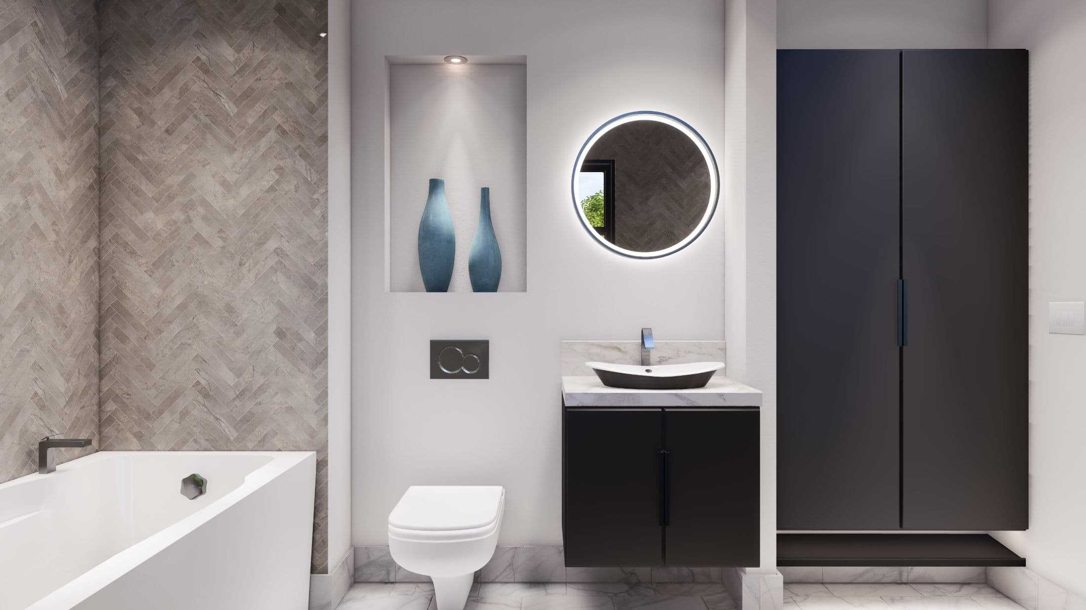 Model 6 bathroom home features