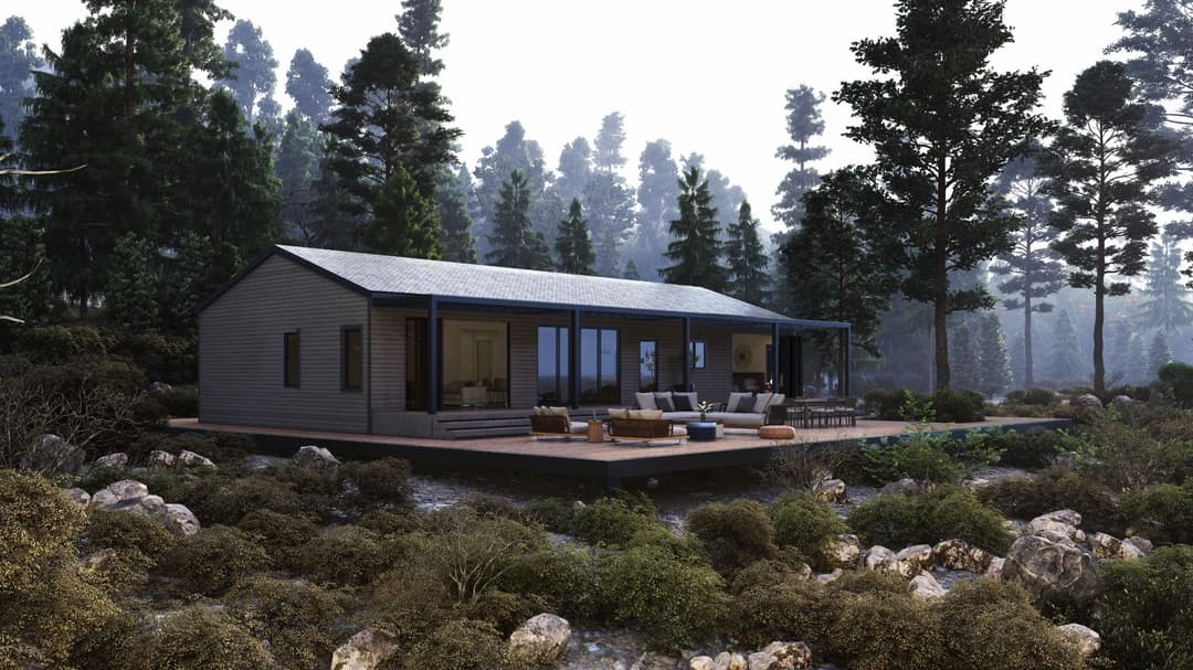 Model 17 exterior home features