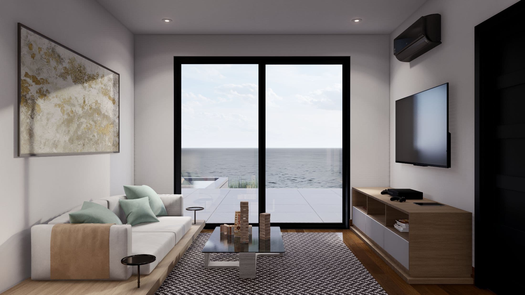 Model 2 interior home features