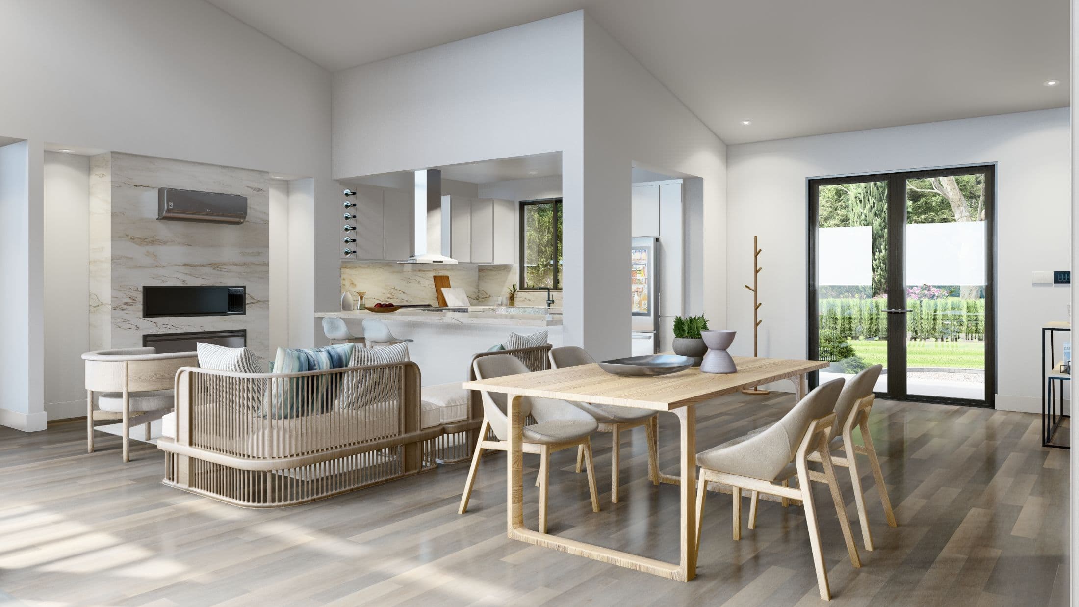 Model 8 interior home features