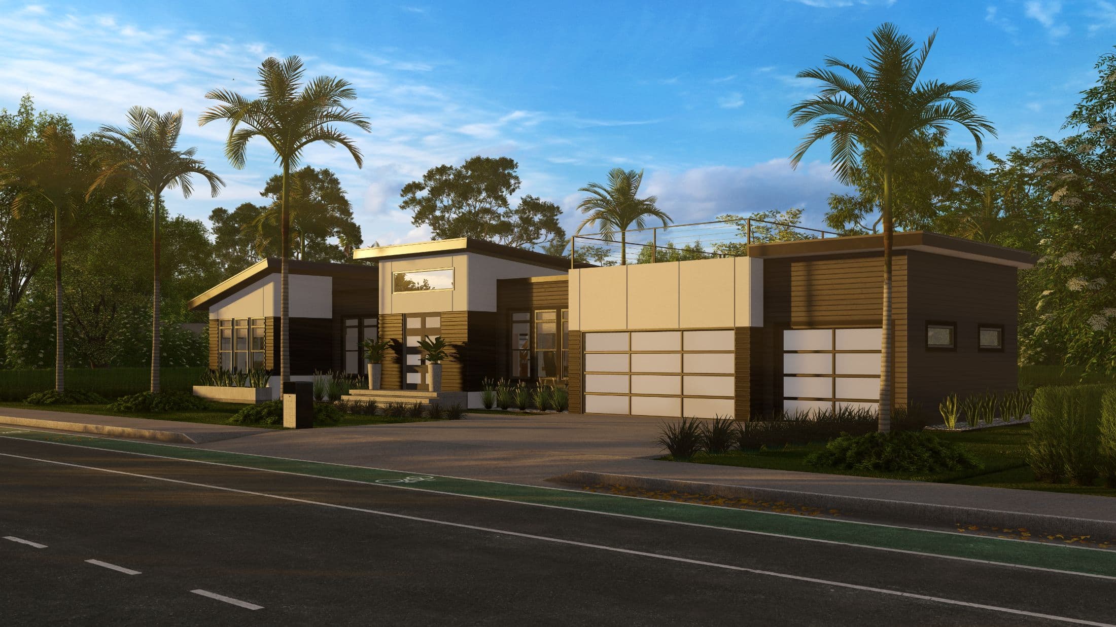 Model 29 exterior home features