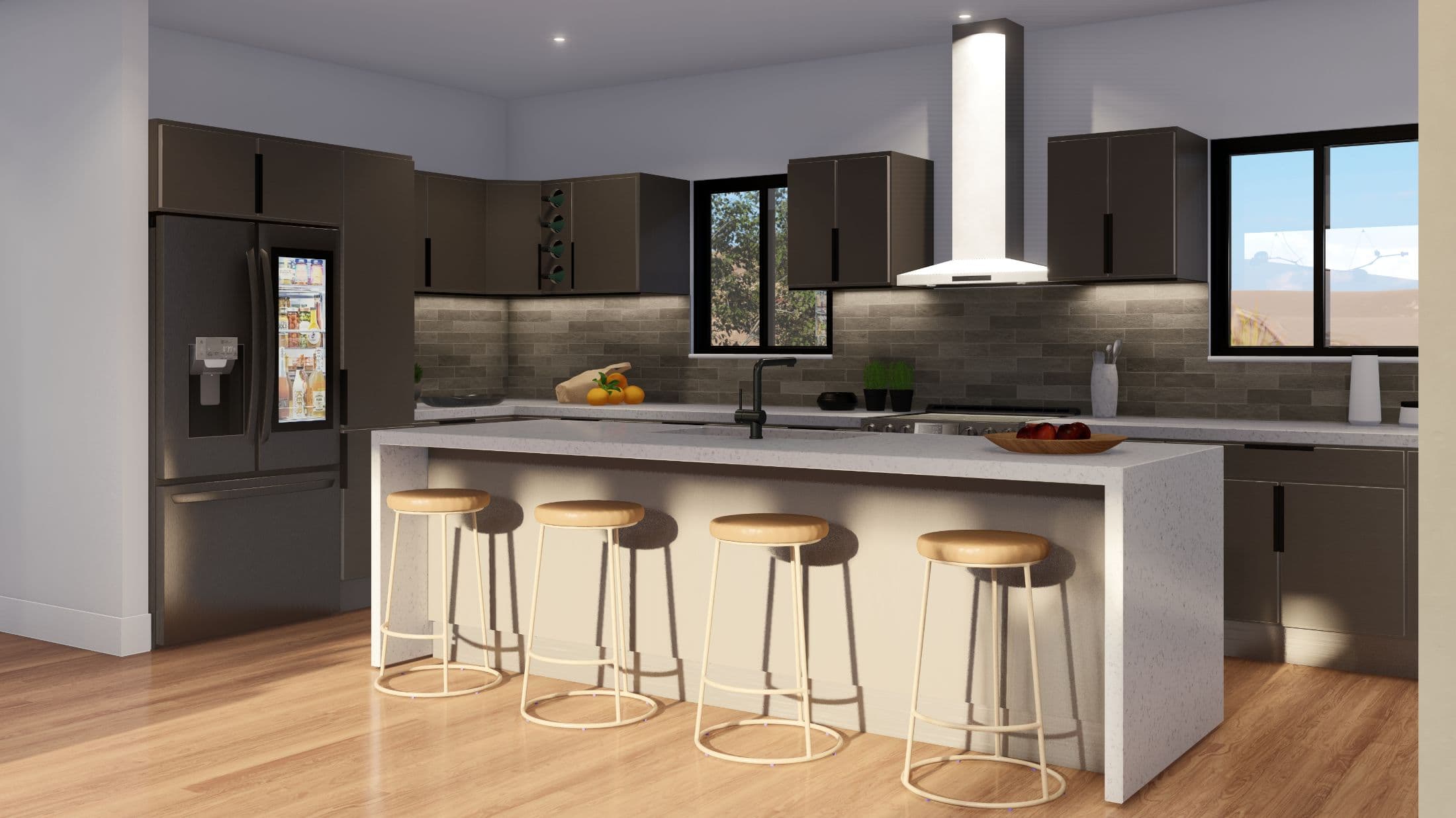 Model 18 kitchen home features