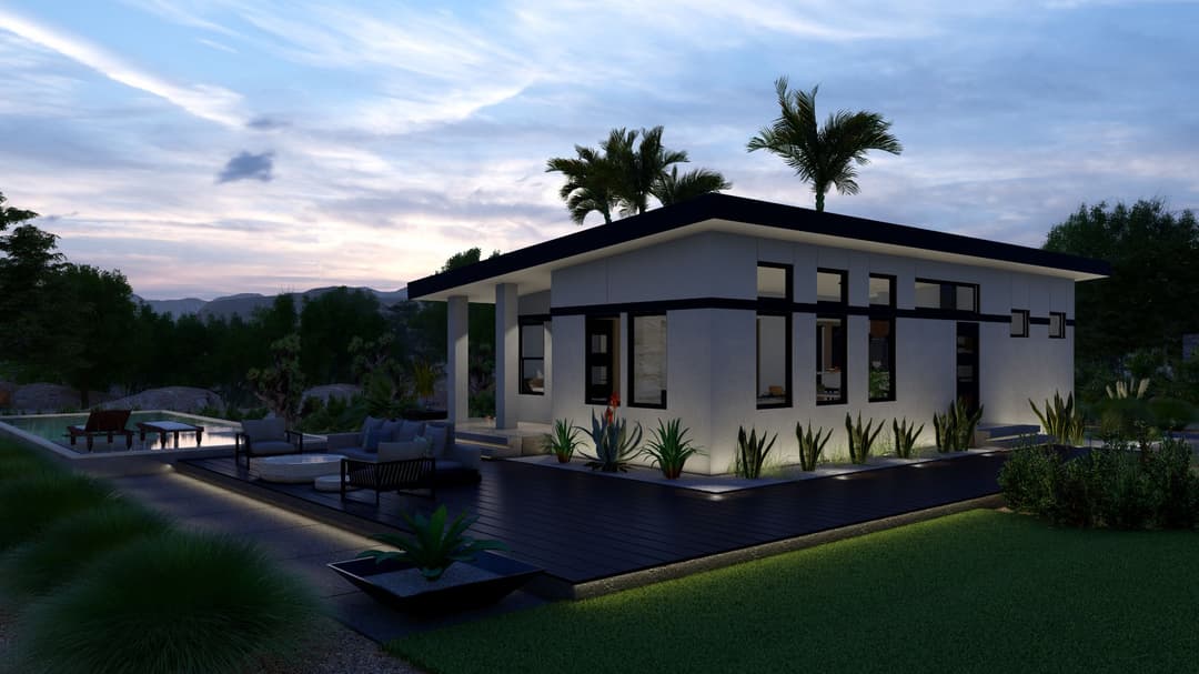 Model 26 exterior home features