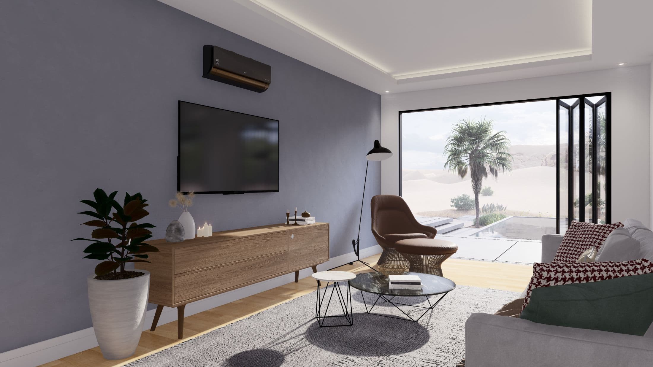 Model 7 interior home features