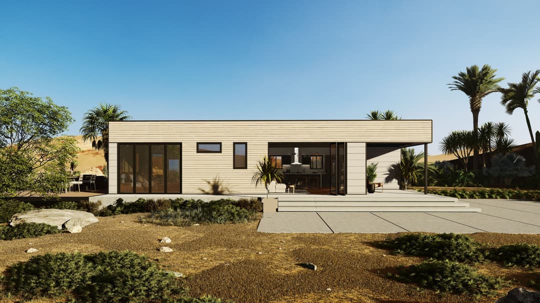 Model 18 exterior home features