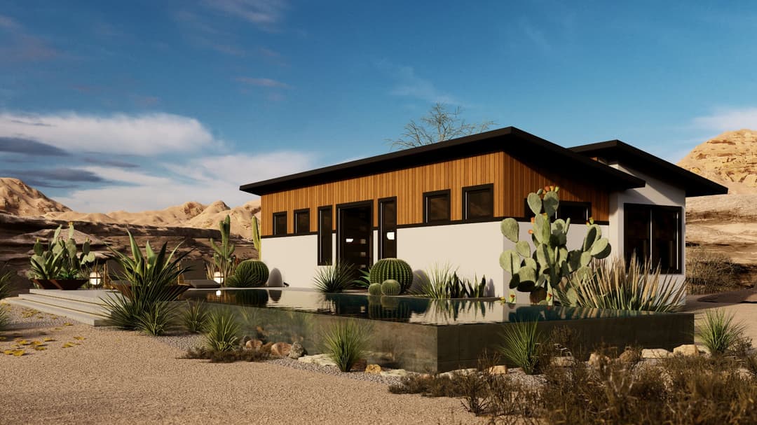 Model 25 exterior home features