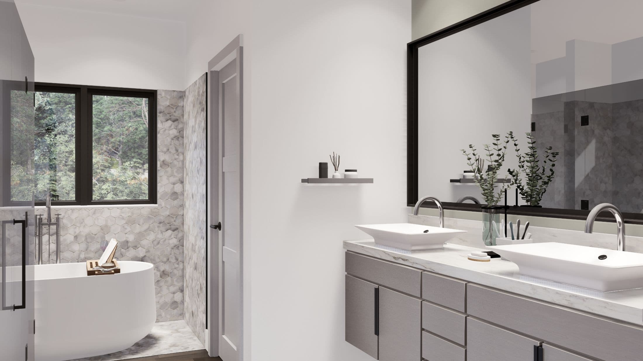 Model 22 bathroom home features