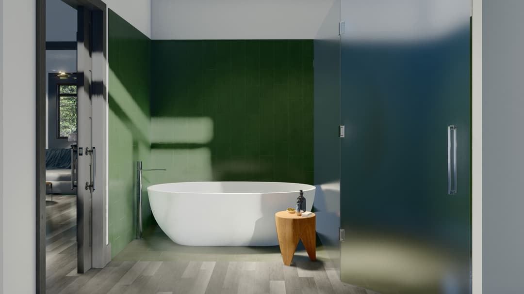 Model 1 bathroom home features