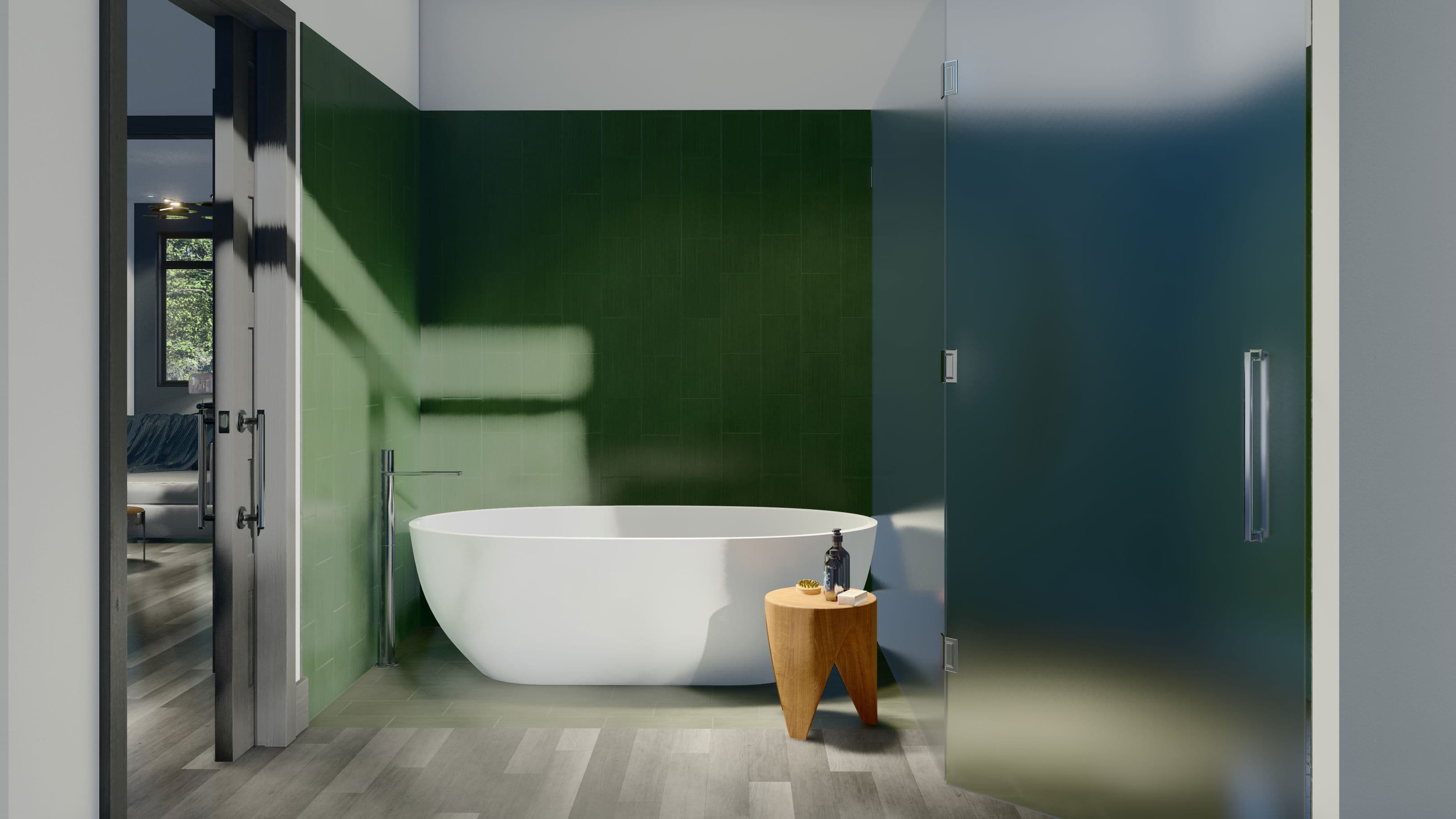 Model 1 bathroom home features