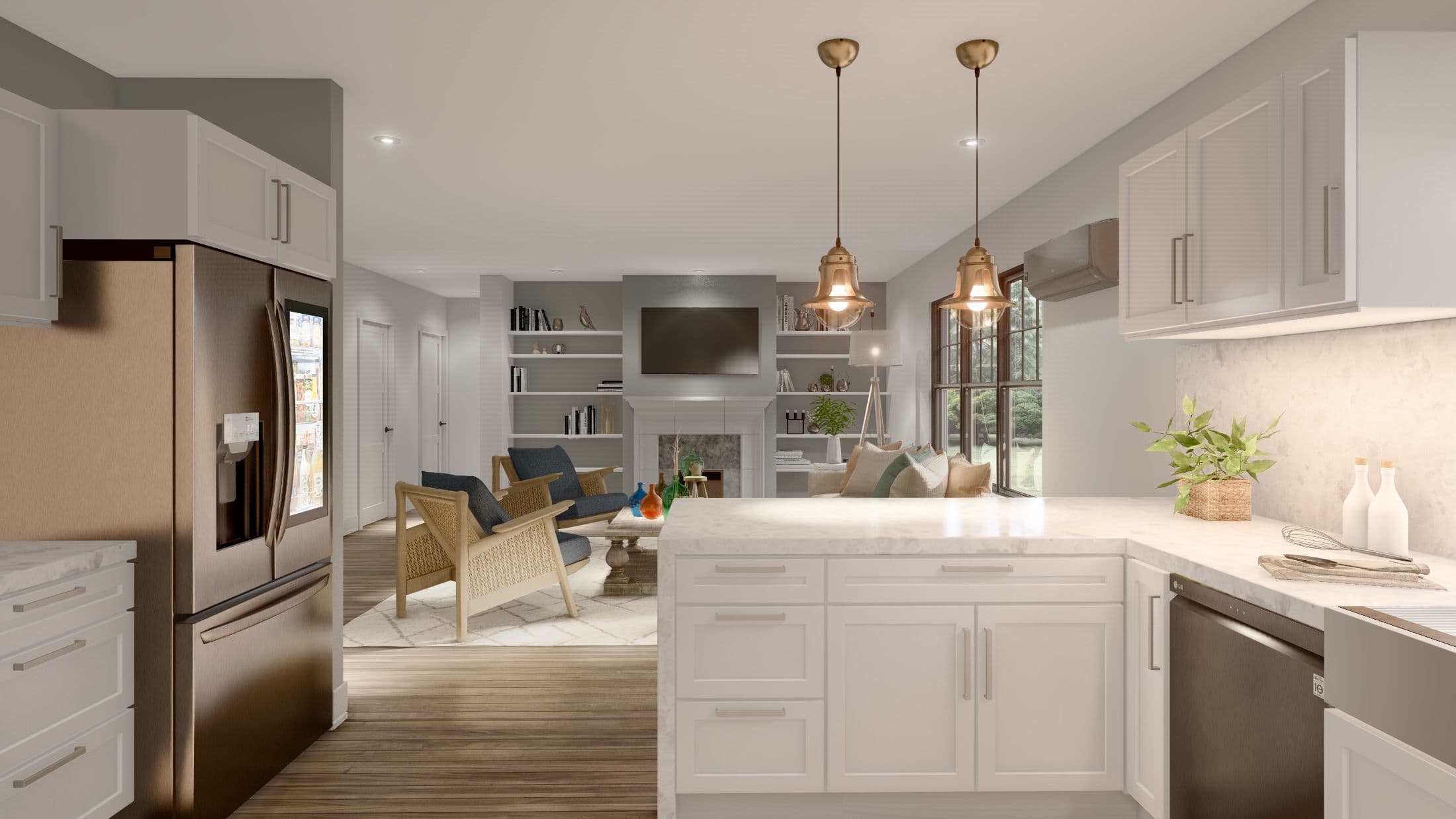 Model 15 kitchen home features