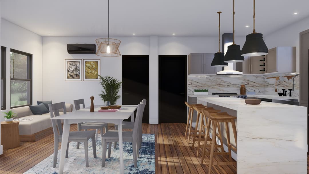 Model 24 kitchen home features