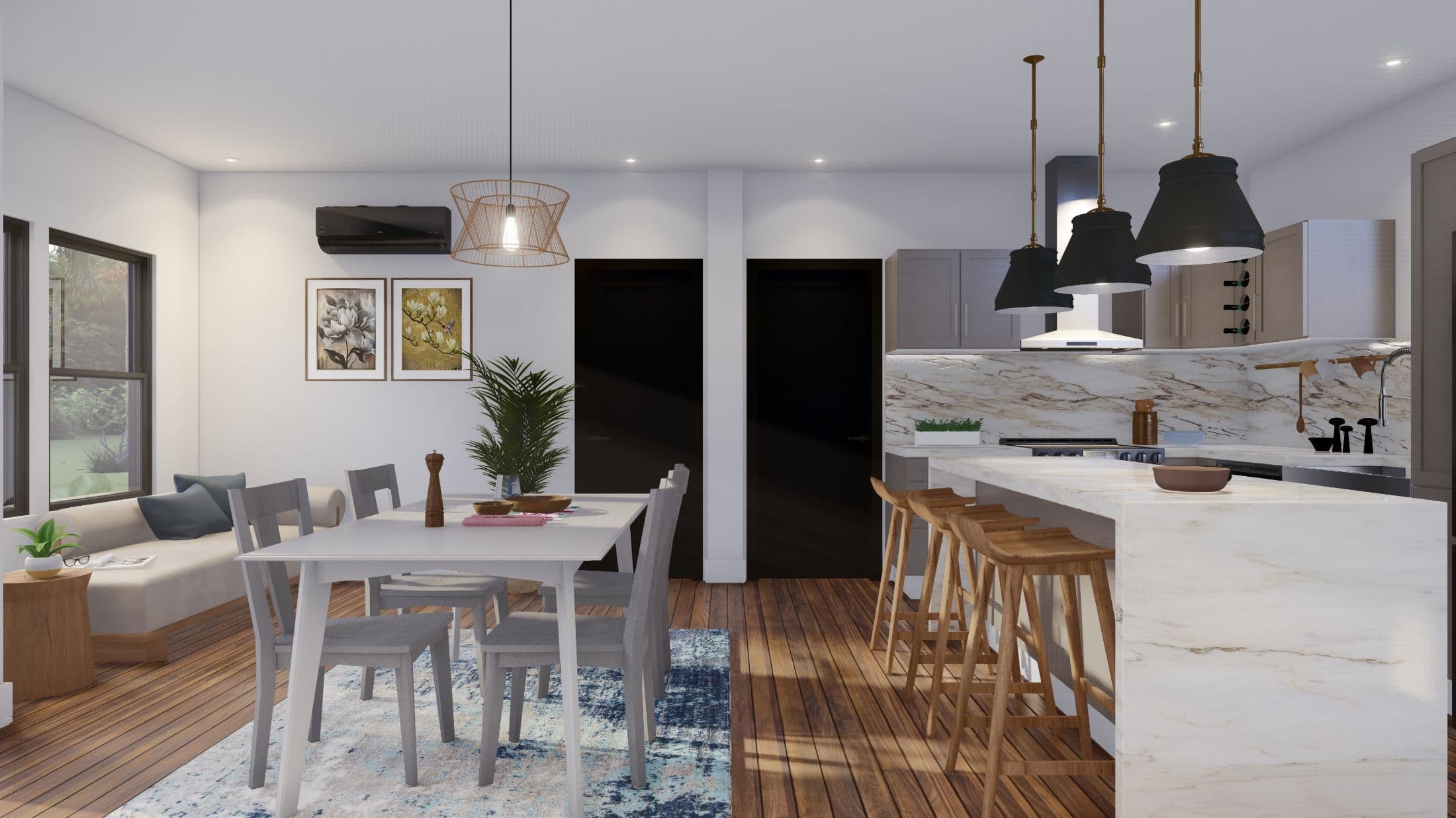 Model 24 kitchen home features