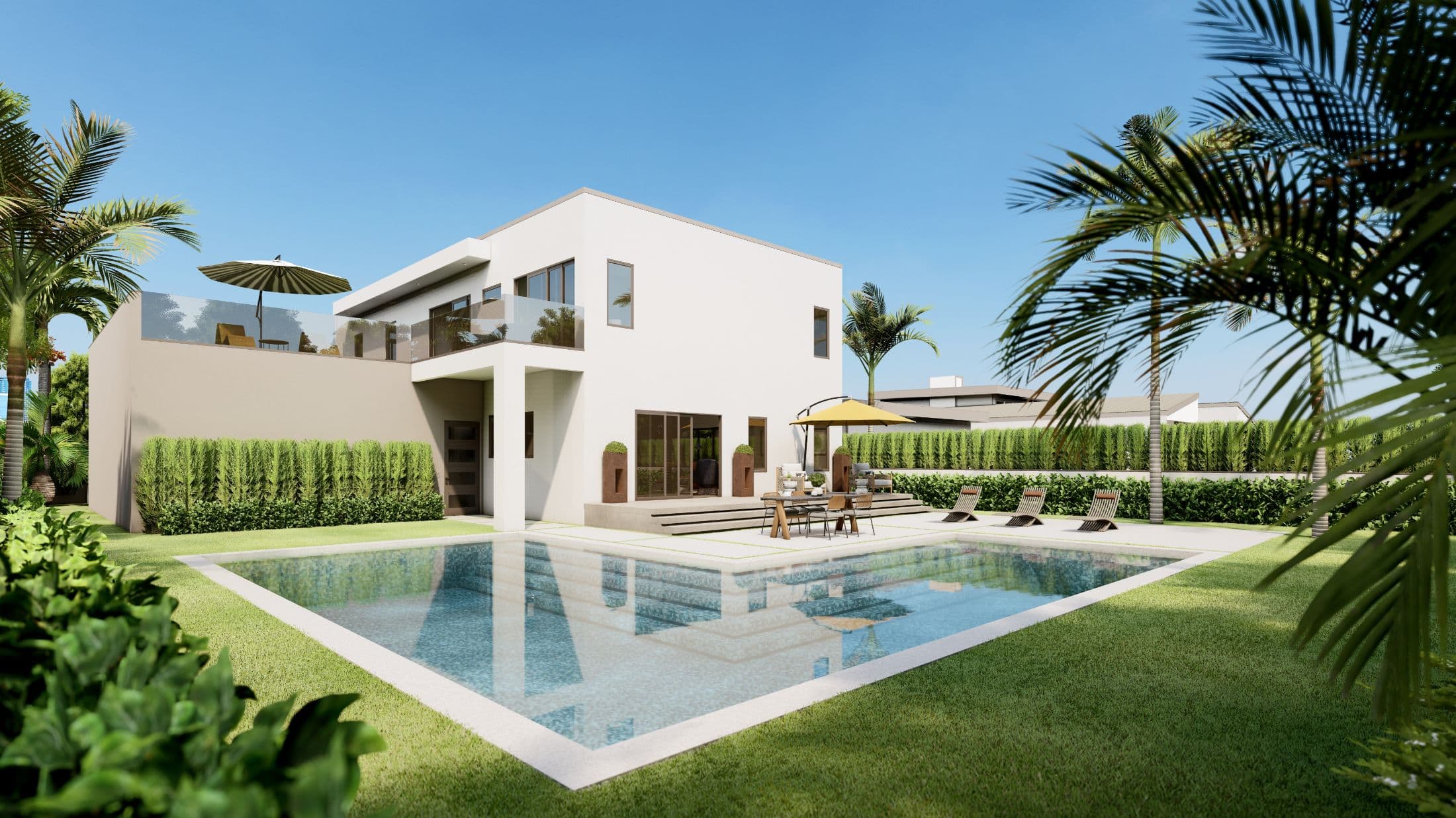 Model 11 exterior home features