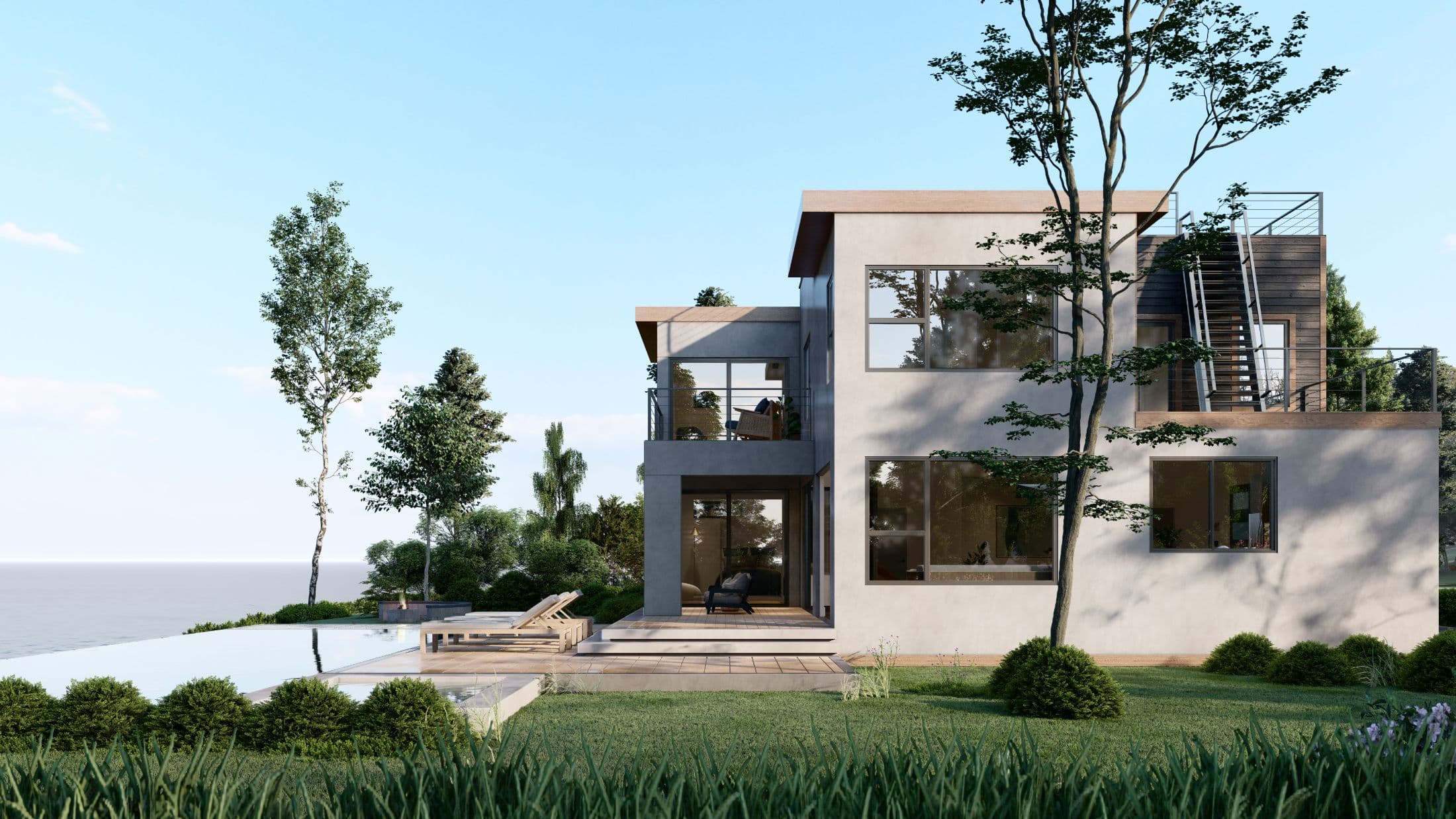 Model 22 exterior home features