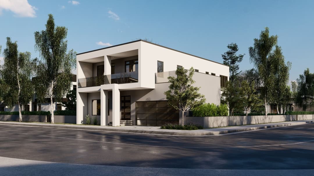 Model 10 hero, elevation, and exterior home features