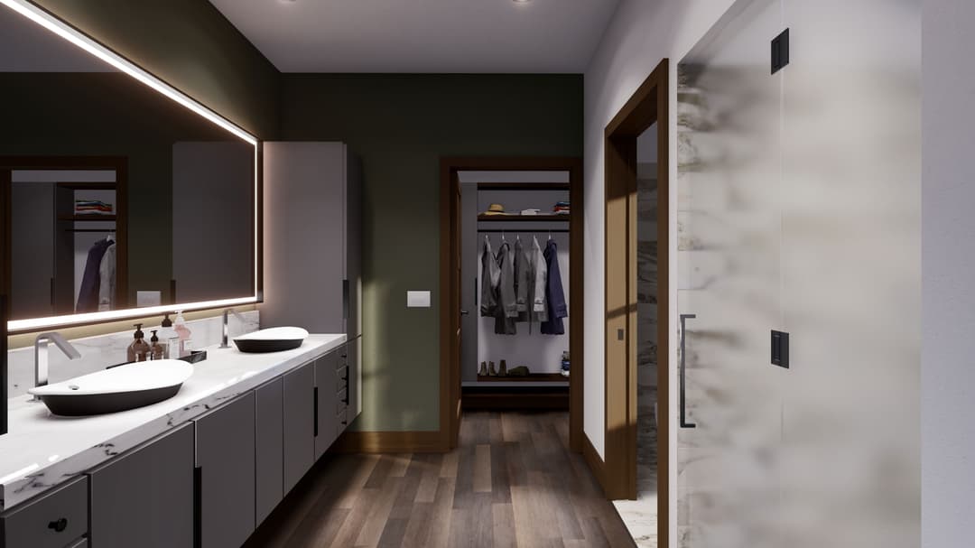 Model 20 bathroom home features