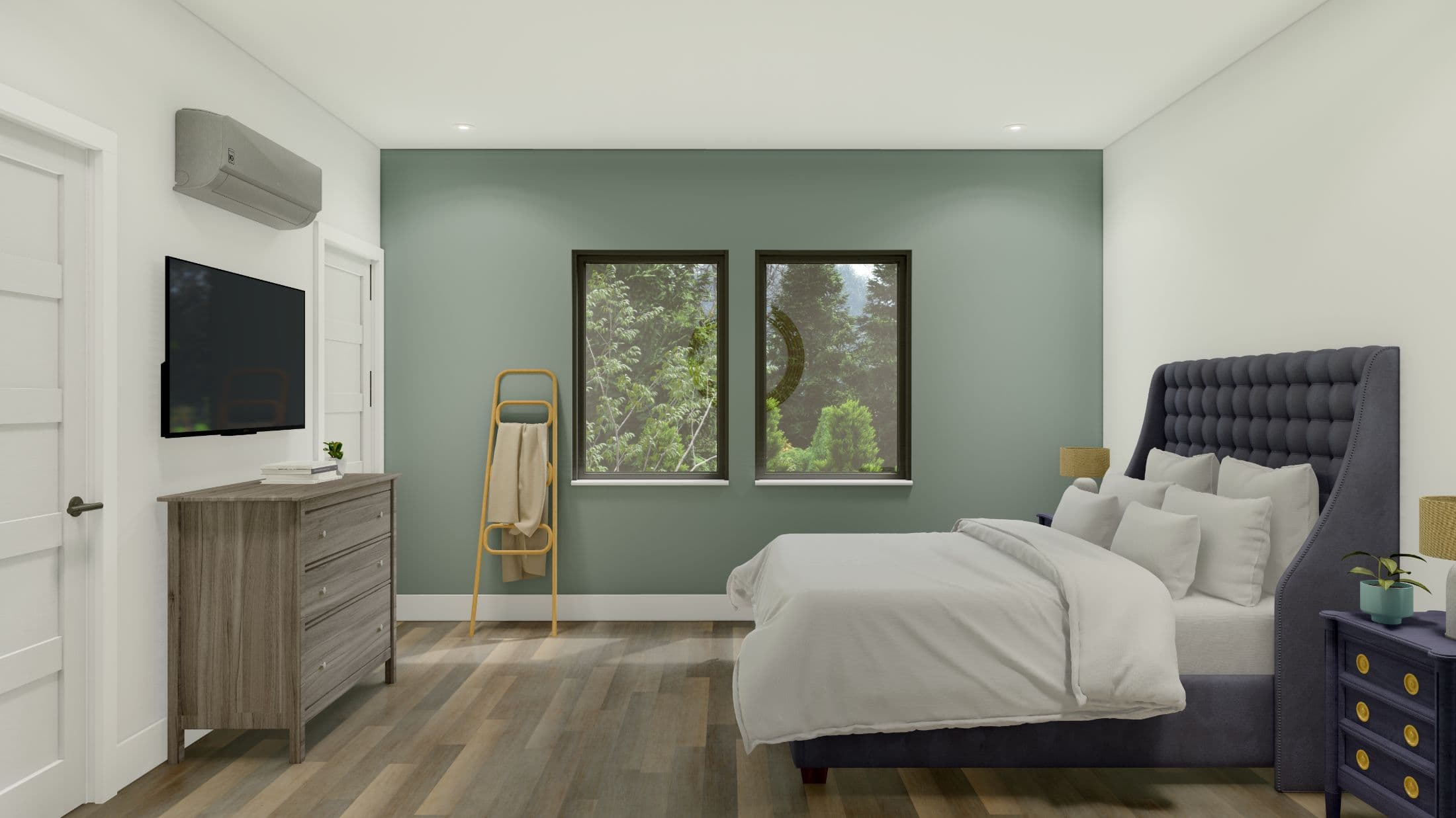 Multi family 2 bedroom home features