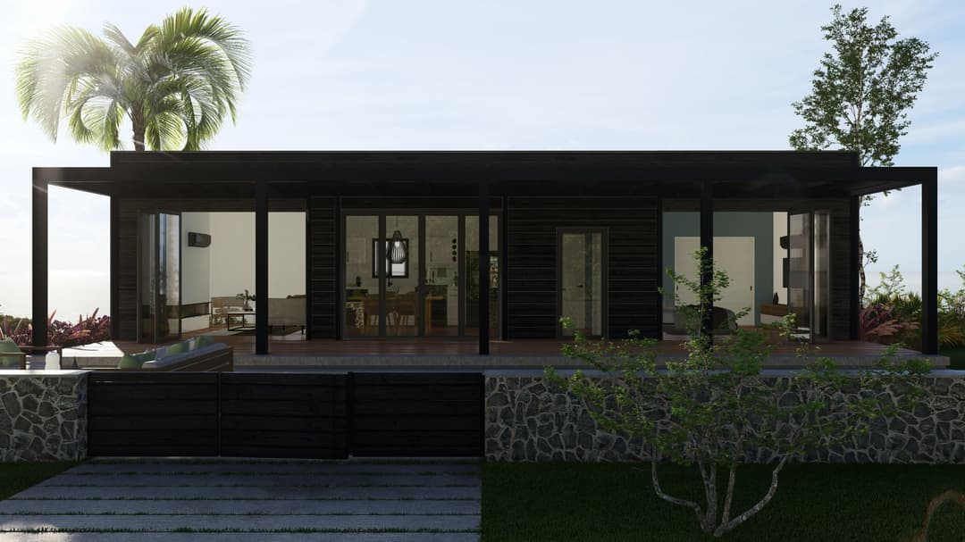 Model 23 exterior home features