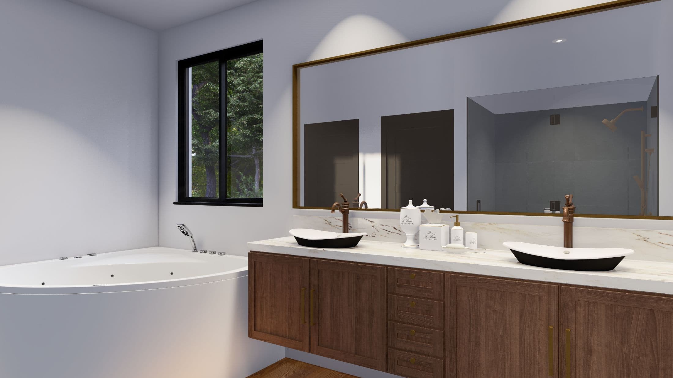 Model 28 bathroom home features