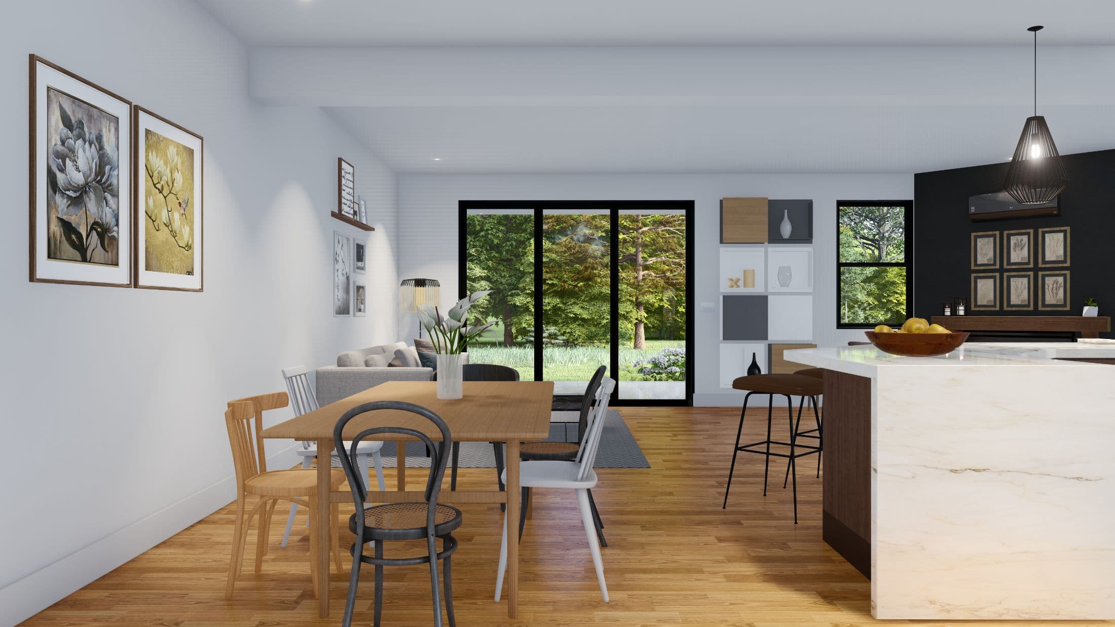 Model 28 interior home features