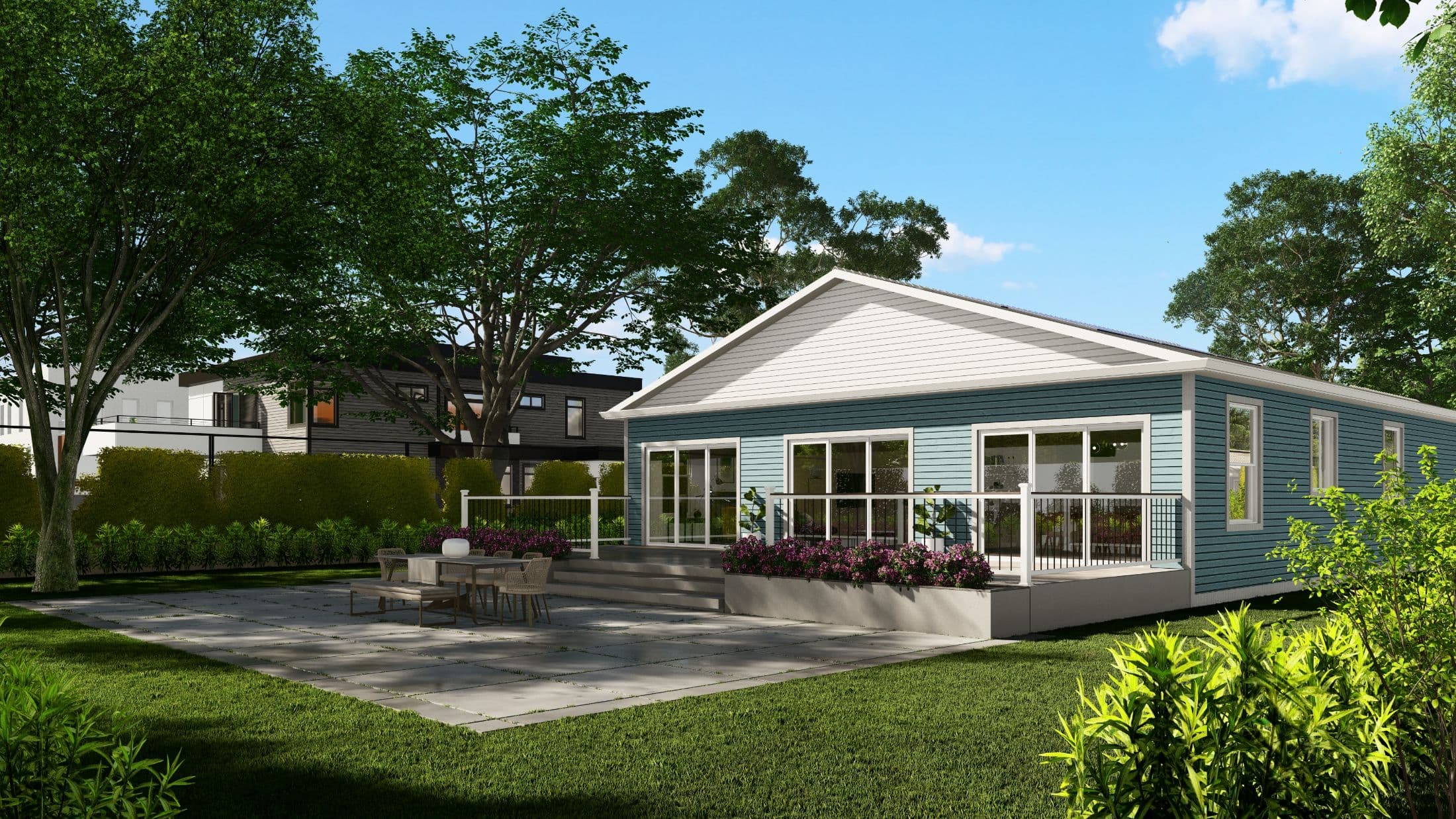 Model 31 exterior home features