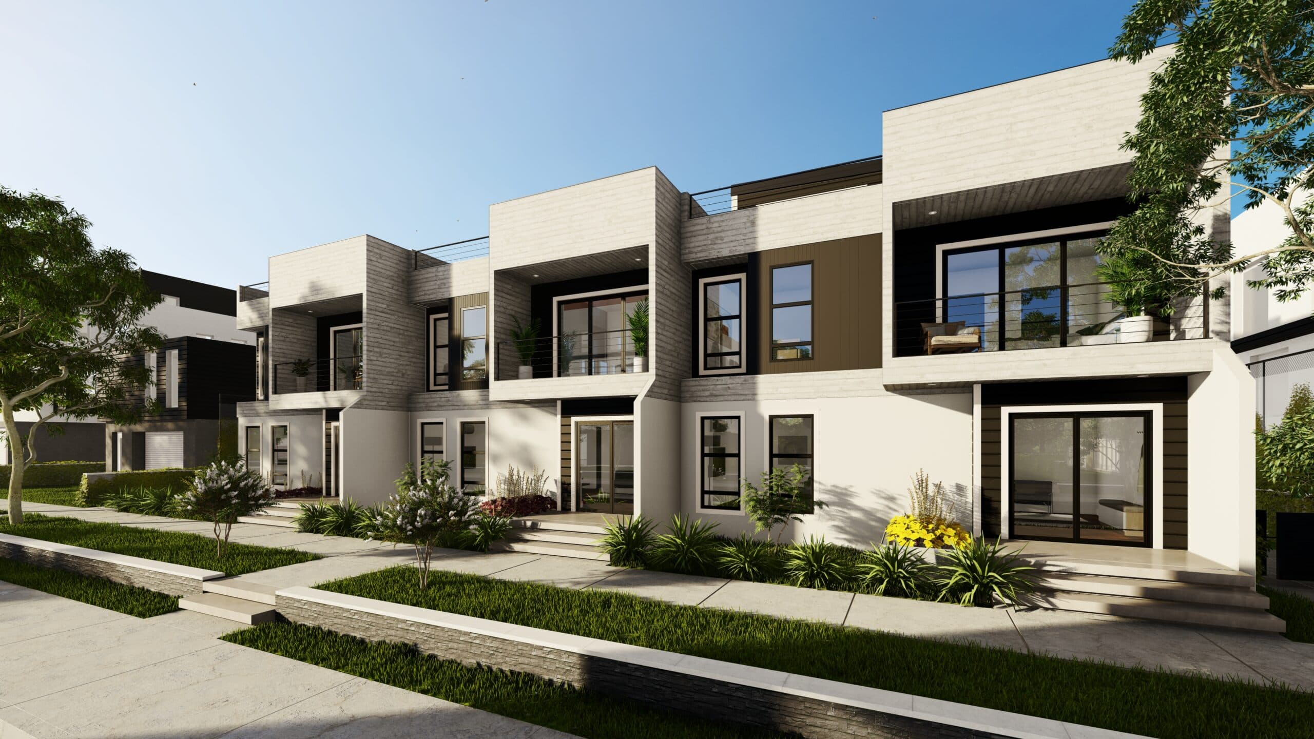 Multi family 5 exterior home features