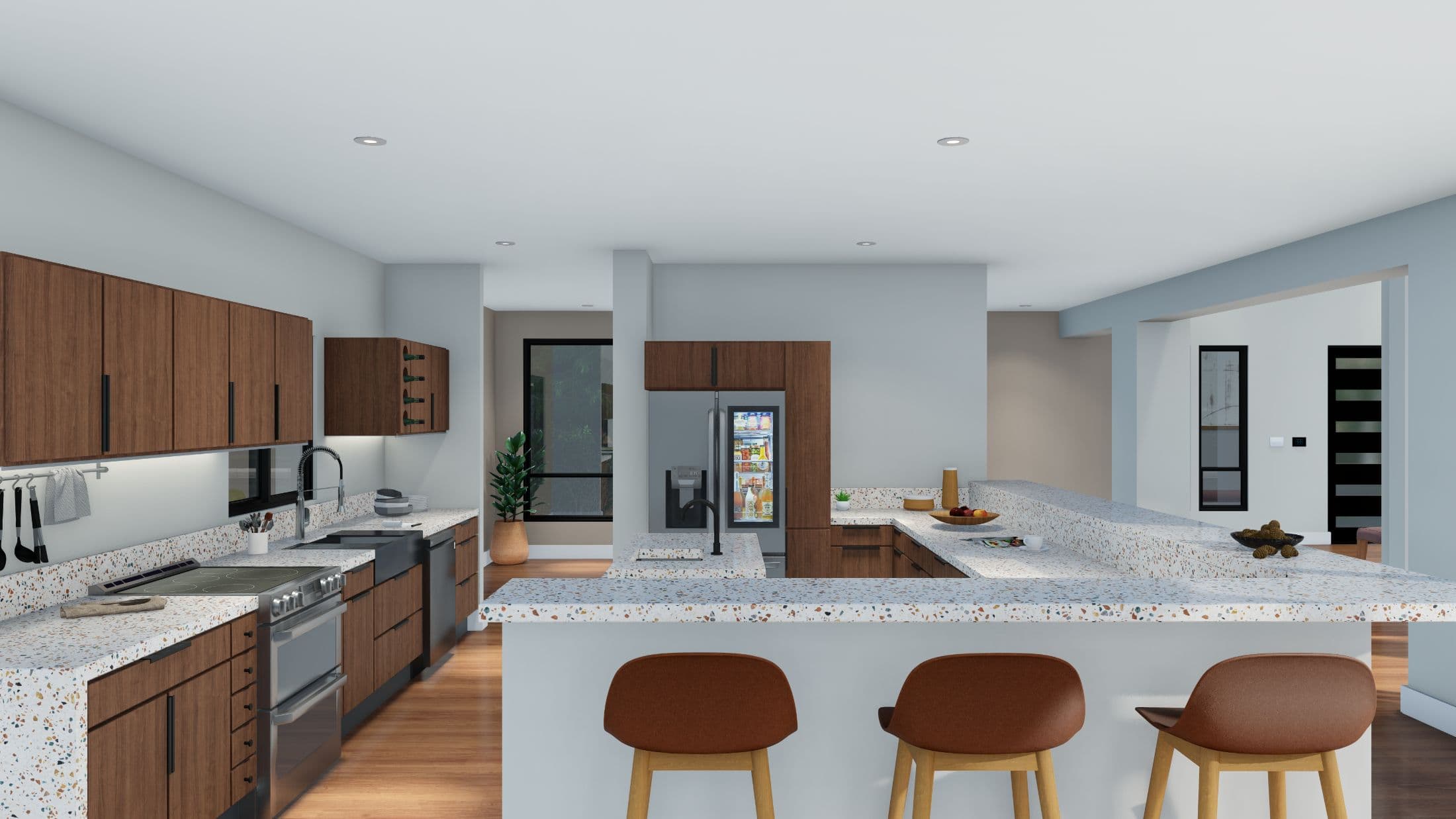 Model 12 kitchen home features